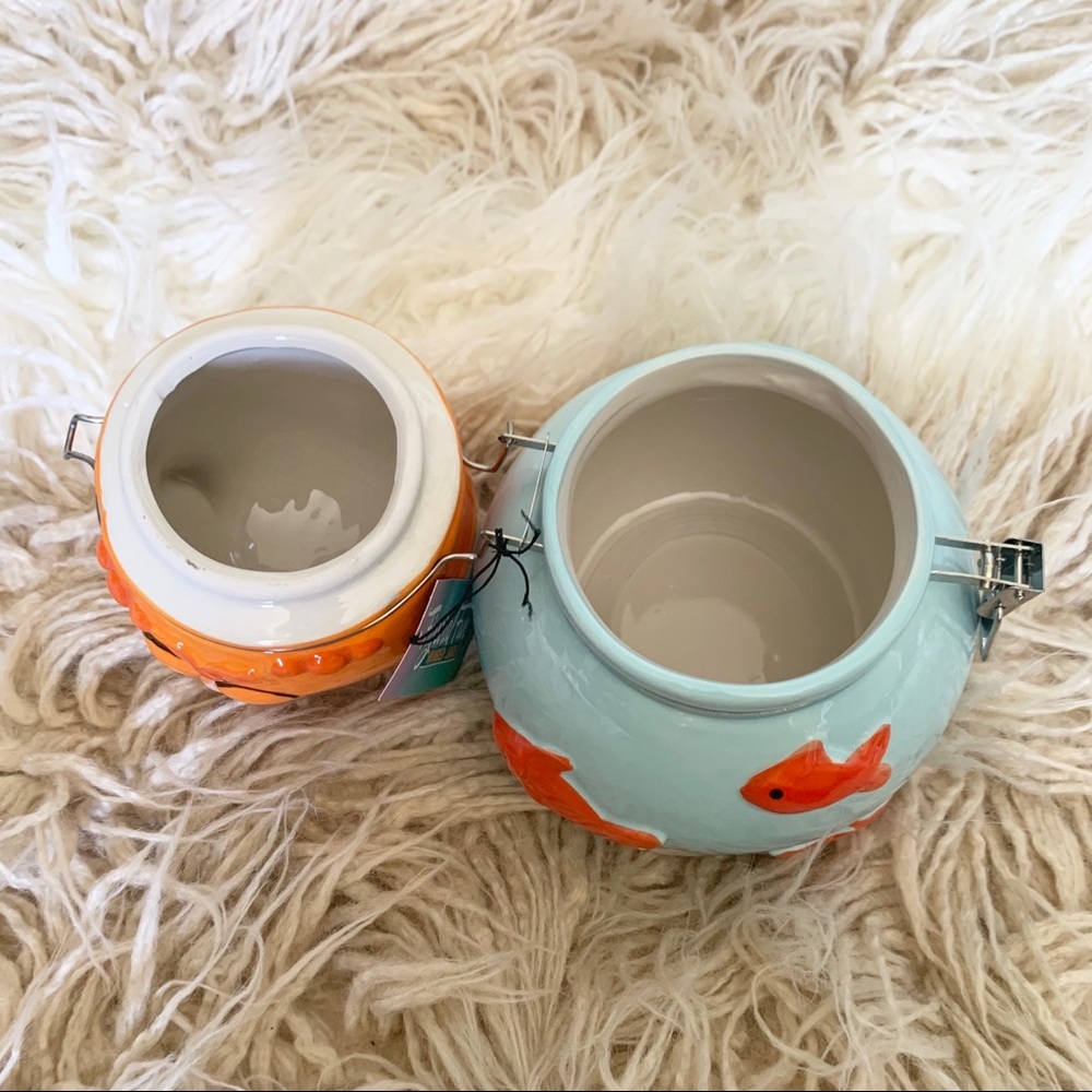 Cat Fish Bowl Hinged Jar - Picture 4 of 8